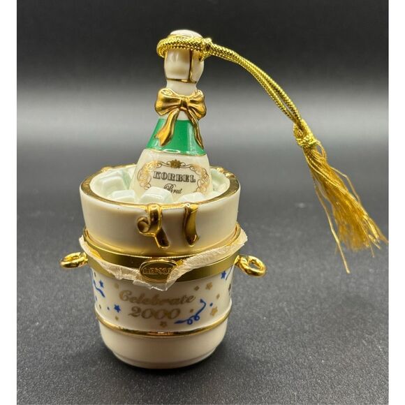 Lenox Celebrate 2000 Millennium Edition Ornament  Korbel Collab - Picture 1 of 10